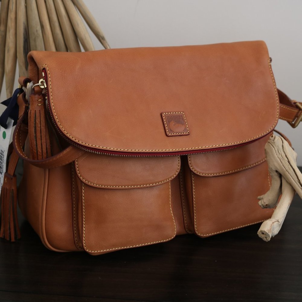 Dooney & Bourke Brown Leather Crossbody